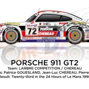 Porsche 911 GT2 n.72 at the 24 Hours of Le Mans 1998