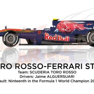 Toro Rosso - Ferrari STR5 n.17 in the Formula 1 Champion 2010