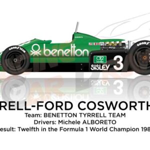 Tyrrell - Ford Cosworth 011 n.3 Formula 1 Champion 1983