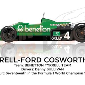 Tyrrell - Ford Cosworth 011 n.4 Formula 1 Champion 1983