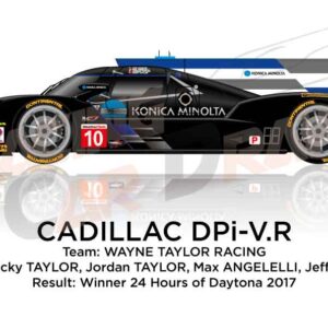 Cadillac DPi V.R n.10 winner the 24 hours of Daytona 2017