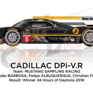 Cadillac DPi V.R n.5 winner the 24 hours of Daytona 2018
