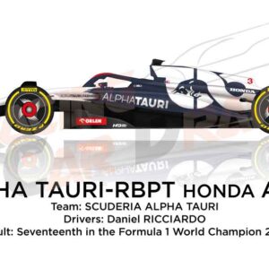 Alpha Tauri - RBPT Honda AT04 n.3 Formula 1 2023