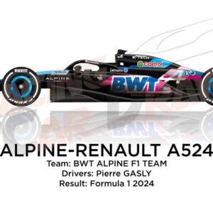 Alpine - Renault A524 n.10 Formula 1 2024