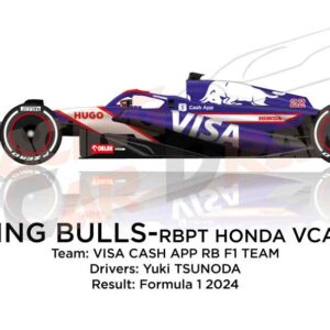 Racing Bulls - RBPT Honda VCARB 01 n.22 Formula 1 2024