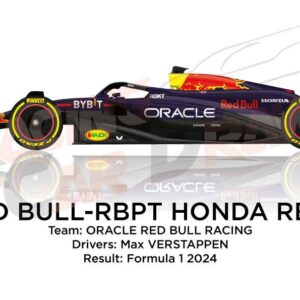 Red Bull - RBPT Honda RB20 n.1 Formula 1 World Champion 2024