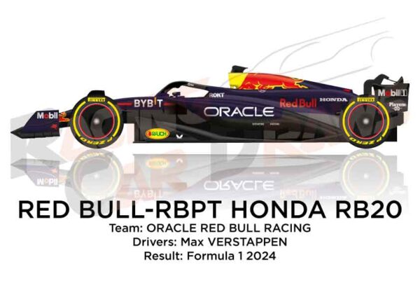 Red Bull - RBPT Honda RB20 n.1 Formula 1 World Champion 2024