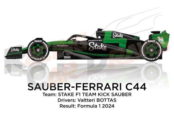 Sauber - Ferrari C44 n.77 Formula 1 2024