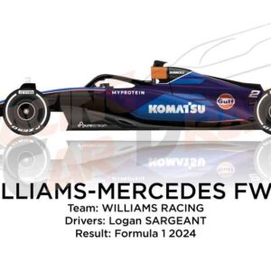 Williams - Mercedes FW46 n.2 Formula 1 2024