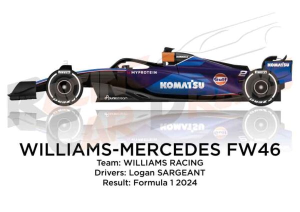 Williams - Mercedes FW46 n.2 Formula 1 2024