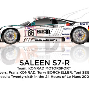 Saleen S7-R n.66 twenty-six in the 24 Hours of Le Mans 2002