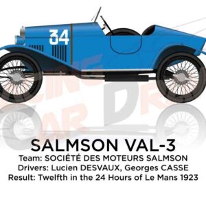 Salmson VAL-3 n.34 in the 24 Hours of Le Mans 1923