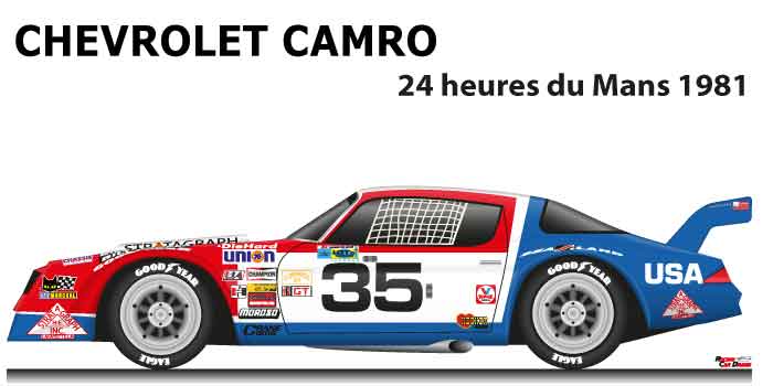 Chevrolet Camaro n.35 24 Hours of Le Mans 1981