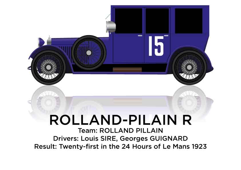 Rolland - Pilain R n.15 24 Hours of Le Mans 1923